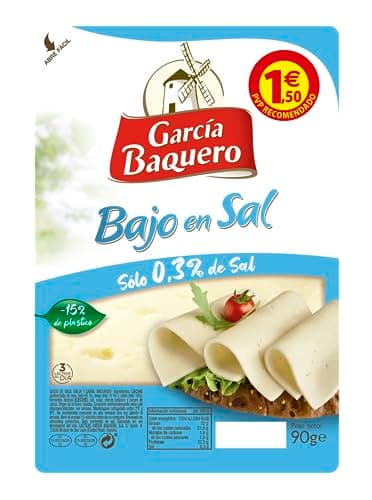 García Baquero queso lonchas tierno bajo sal
