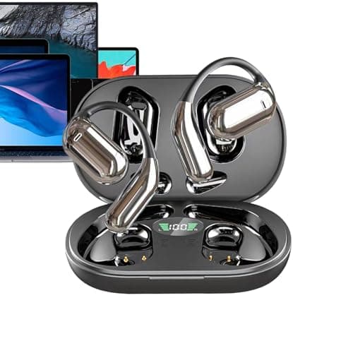 Genérico Language Translator Headphones, Wireless Ai Earbuds, Smart Translator Earbuds, Real-Time Voice Recognition, Supports 144 Languages for Travel and Business Communication
