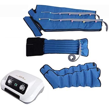 SXFYGYQ Masajeador De Compresión De Aire Presoterapia Pierna Brazo Cintura Masajeador Circulación Presión Deslizante Dispositivo De Masaje Presión Y Tiempo Fácil De Configurar