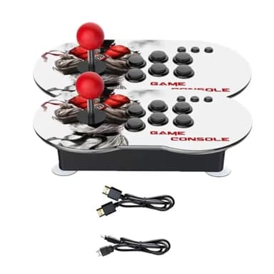 Waka Tienda Consola retro MT6 con 2 Joystick arcade clásicos resistentes. Más de 15000 juegos preinstalados y 64GB incorporado, salida HDMI HD y conexión por USB