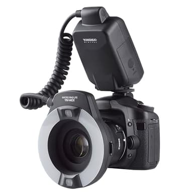 Yongnuo YN-14EX - Flash Macro/anular para Canon, Negro
