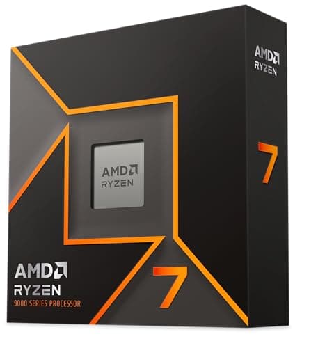 AMD Procesador Ryzen 7 9700X, 8 Núcleos/16 Hilos, Arquitectura Zen 5, 40 MB de Cahe L3, TDP de 65 W, Boost Frecuencia de hasta 5.5 GHz, Socket AM5, DDR5 y PCIe 5.0, Sin Ventilador