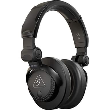 Behringer HC 200 Auriculares Profesionales para DJ con Sonido Claro y Aislante, Confortables y Duraderos
