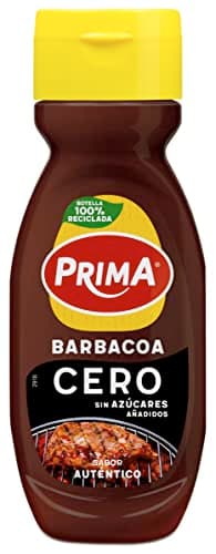 Prima salsa barbacoa Cero sin azúcares añadidos. 265 g