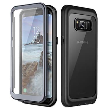 Prologfer - Carcasa para Samsung Galaxy S8 Plus, protección Robusta de 360 Grados, protección de Pantalla integrada, Funda Transparente antigolpes, Antipolvo, Funda para Samsung Galaxy S8 Plus, Color