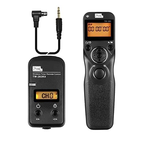 Intervalometro Disparador Remoto Pixel TW283 N3 Disparador para Canon EOS R3, R5, 10D, 6D-II, 1DX-II, 1DX-III, 1DS-III, 1D-C, 1D-IV, 1D-III, 5D Mark II, 5D Mark III/IV, 5DS, 6D, 7D, 7D Mark II, 50D