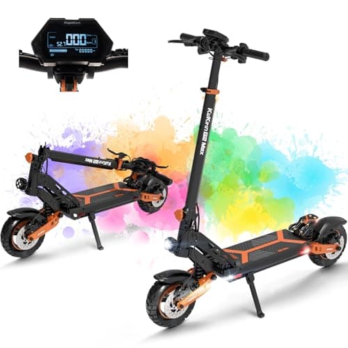 Patinete Eléctrico Adultos Todoterreno,Patin Electrico,Scooter Electrico Potente Plegable/Autonomía de 80 km/Ruedas de 10"/Carga máxima 150kg/IP54/Doble Frenos de Disco,G2MAX