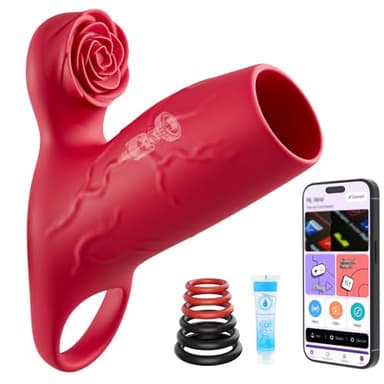 Anillo Vibradorador Pene Juguetes Sexuales - Fundas para Pene en Juguetes Eróticos para Pareja Sexuales con 10 Vibraciones Anillos Vibradores Consoladores Sex Toys Anillo Pene Masculino Ereccion