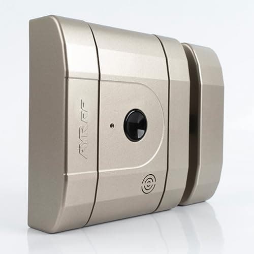Cerradura electrónica invisible de alta seguridad int_LOCK RF 2. Acabado níquel mate.