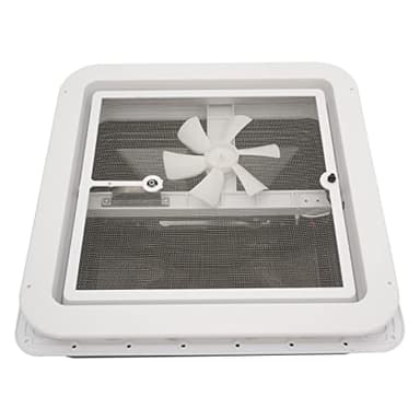 HarBin-Star Ventana de techo con ventilación, 42 x 42 cm, claraboya, claraboya, para caravanas o autocaravanas, etc