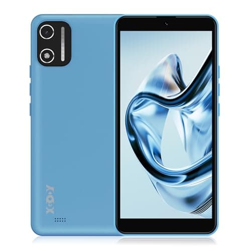 Xgody X32 Smartphone, 2GB+16GB(SD 128GB) Android Teléfono Moviles, 5.5-Inch Display, 2500mAh Batería, Cámara 8MP Telefono, 4G Dual SIM, Octa-Core/GPS/Face ID - Azul