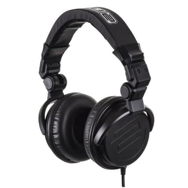 Reloop RH-2500 - audífonos profesionales para DJ con construcción giratoria/plegable, construcción cerrada, negro