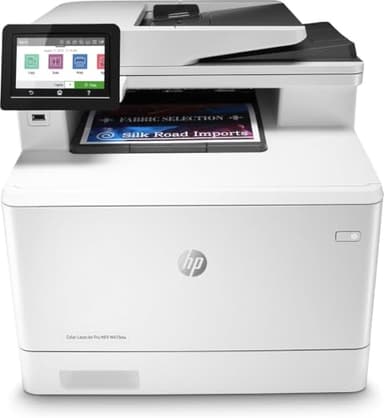 HP Color LaserJet Pro M479dw W1A77A, Impresora Láser Multifunción, Imprime, Escanea y Copia, Wi-Fi, Ethernet, USB 2.0 de alta velocidad, 1 Host USB, HP Smart App, Pantalla Táctil, Blanca
