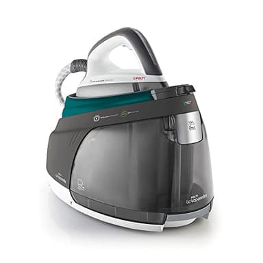 Polti La Vaporella XT120C, Plancha de Vapor con Caldera, 8,5 Bar de Presión, Función Eco, Autonomía Ilimitada, 1,5 L de Capacidad, Potencia 2350 W, Pulso de Vapor 600 g, Turquesa y Gris