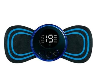 Masajeador de Cuello Eléctrico, 8 Modos y 19 Intensidades Masajeador de Cuello y Hombro con Pantalla Digital y Mando a Distancia, para Aliviar el Dolor de Espalda