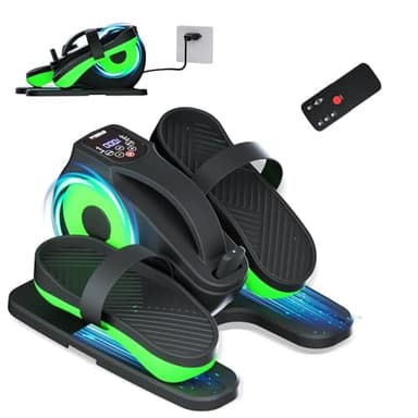 TODO Mini Eliptica Electrica, Pedaleador Electrico, Pedales Estaticos Personas Mayores Maquina Andar Sentado Bicicleta Eliptica Fitness para Casa para Ancianos