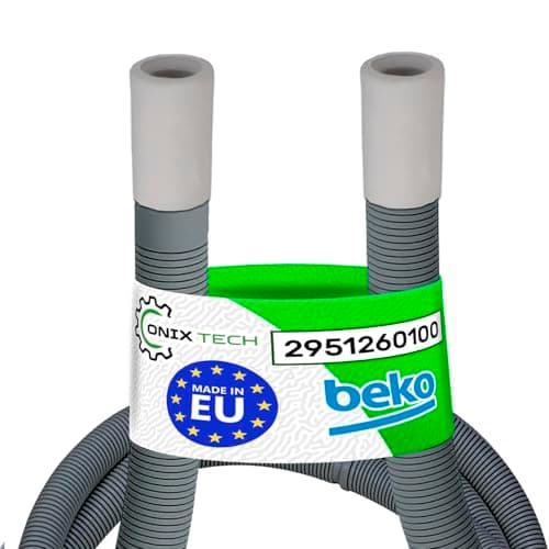 Tubo Desagüe Secadora de Ropa Condensacion y Bomba de Calor Universal 1,6 m con Código Original 2951260100 para Beko - Garantía de 5 Años - ONIX TECH