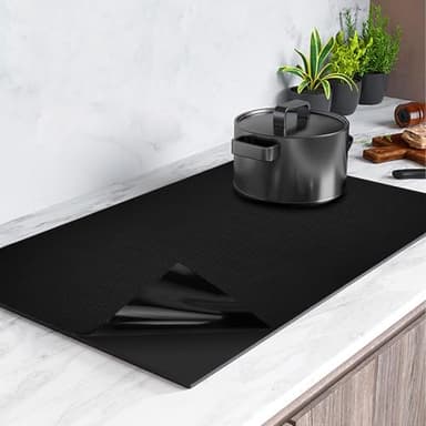 Alfombrilla Protectora de Inducción, Alfombrilla Protectora Placa Induccion 52cm*61cm, Esterilla Protectora de Inducción (magnética), Multifuncional Antideslizantes para Cocina Reutilizables