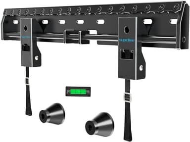 Supcline Soporte TV Pared sin Espárragos para TVs de 26-65 Pulgadas hasta 70kg, Sujecion TV Pared sin Tornillos con VESA Máximo 400x400mm, Soporte Television Bajo Perfil, Fácil Instalación