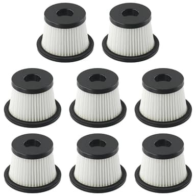 QOXEZY Filtros para aspiradora inalámbrica SilverCrest Shaz 22.2 C3, mejora la frescura del hogar para los dueños de mascotas, polvo fino y filtración de pelo de mascotas, reduce los contaminantes del