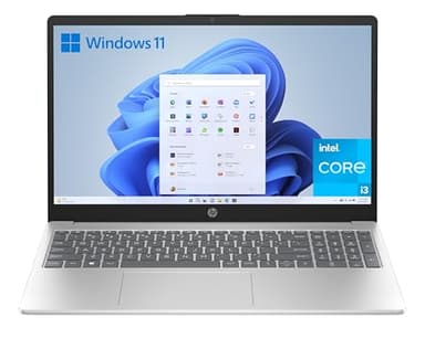 HP 15-fd0192ns - Ordenador portátil de 15.6" FHD (i3-N305, 8GB RAM, 512GB SSD, Intel UHD Graphics, Windows 11) Plata - Teclado QWERTY Español