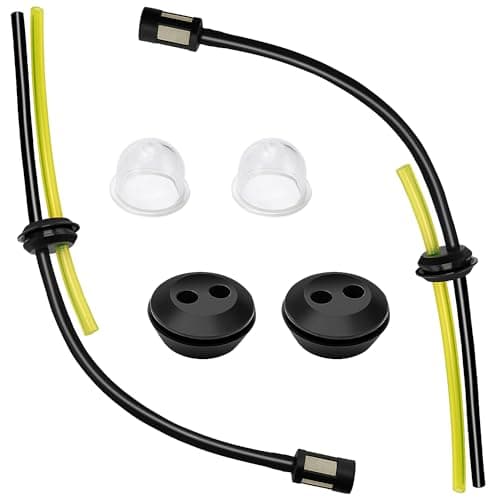 VooGenzek 2 Juegos Desbrozadora Tubo Gasolina Kit, Filtro Gasolina Desbrozadora Tubo, Universal de Repuesto de Manguera de Combustible, Bombilla de Imprimación, para Cortador de Cepillo