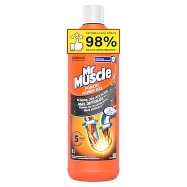 Mr Muscle Gel Limpia Tuberías, 1L