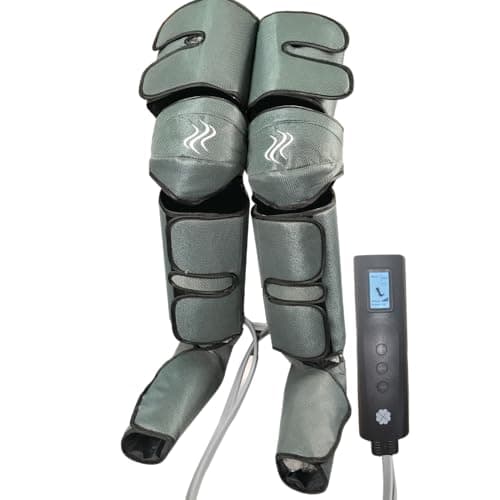 Presoterapia de Piernas, Masajeador de Piernas con Compresión, Presoterapia para casa (Gris)