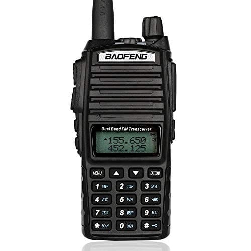 BAOFENG UV82 walkie Talkie Mayor Radio de Dos vías UV-82 Portable jamón Doble Banda VHF UHF Familia Receptor portátil Hotel Centro Comercial