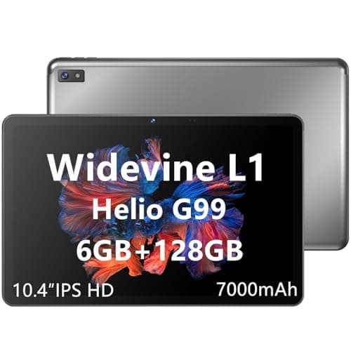 LincPlus T3 Tablet 10.4 Pulgadas 2K Screen, Android Tablet, MediaTek Helio G99, 6GB RAM + 128GB ROM, 8+13MP Dual Camera, 7000mAh, WiFi, GPS