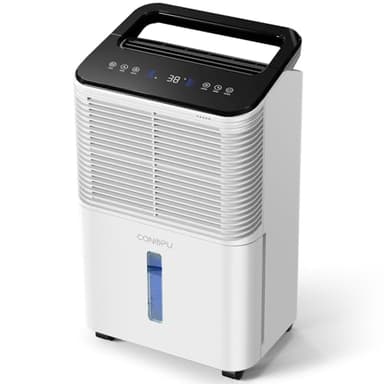 CONOPU Deshumidificador 16L/día, Deshumidificador Silencioso, Control Central Inteligente, Modo AUTO, Indicador de Humedad, 24H Timer, Deshumificadores de Humedad,Más Potente,Más Eficiente (blau)