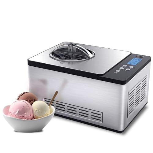 whynter icm-200ls acero inoxidable Ice Cream Maker, 2.1-quart, Plata
