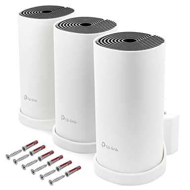 Soporte de Pared para Router TP-Link Deco M4 Mesh WLAN 3 Piezas con pasacables