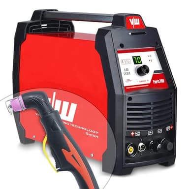 Cortadora de plasma - Soldadora de plasma - Corte con 70 amperios y 25 mm de espesor de corte | Incluye antorcha de plasma y juego de boquillas de plasma - 400v - Paris 700 de Vector Welding