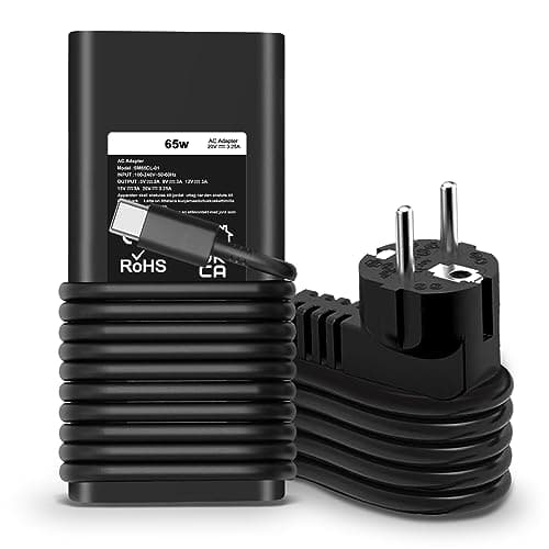 65W USB C Laptop Charger for DELL Latitude 3330 3340 3440 3540 5330 5340 5430 5440 5530 5540 7330 7340 7430 7440 7530 7640 9330 9430 9440 2-in-1, Fit Phone, Tablet, and Other USB-C Laptops