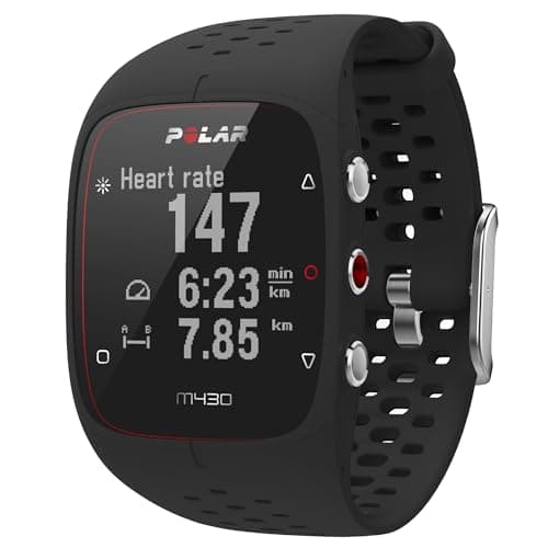 Polar M430 - Reloj de Entrenamiento con GPS y Pulsometro Muñeca - Running Watch, Registro Actividad 24/7 y Registro del Sueño, Velocidad, Distancia También en Indoor, M/L