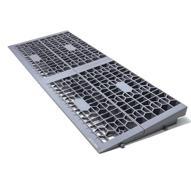 LIEKUMM Rampa de 5 cm de altura para silla de ruedas, capacidad de hasta 1400 kg, rampas desmontables para sillas de ruedas, rampa de umbral de puerta, portátil modular rampa para sillas de ruedas