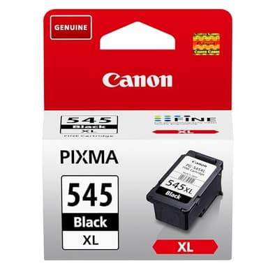 Cartucho de Tinta Negra de Alto Rendimiento Canon PG-545XL Original - Imprime hasta 400 Páginas A4 (1 Cartucho) - Compatible con Impresoras Canon PIXMA