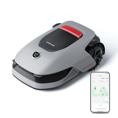 DREAME A1 Pro Robot Cortacésped, Robot Cortacésped sin Cables Perimetrales, Tecnología OmniSense, Gestión Intuitiva de Las Zonas, Prevención Inteligente de Obstáculos, Potentes Ruedas Todoterreno