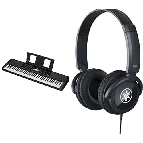 Yamaha Teclado portátil PSR-EW320 para principiantes con auriculares HPH-100