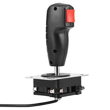 Joystick de Vuelo de 8 vías con Disparador y botón de Disparo Superior Control de Vuelo analógico preciso para Juego de