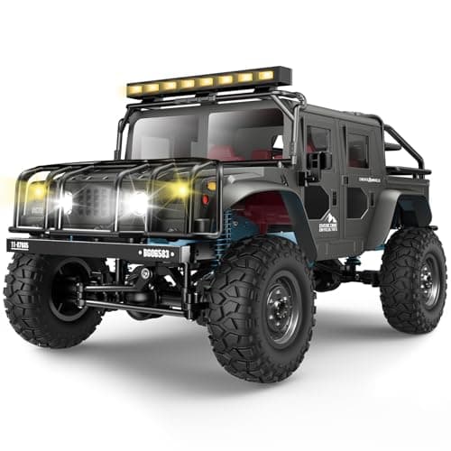 SIMREX Coche teledirigido Terreno 1/12, 20 km/h, tracción a Las Cuatro Ruedas con Control Remoto de 2.4G, Coches teledirigidos, con batería Recargable, Adecuado para niños y Adultos