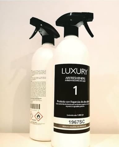LUXURY - Ambientador para Casa Concentrado en spray líquido - Perfumador y eliminador de olores en ambiente - Perfume profesional antitabaco y olor de mascotas duradero - Tipo Scalpers (2 x 1.000ml)