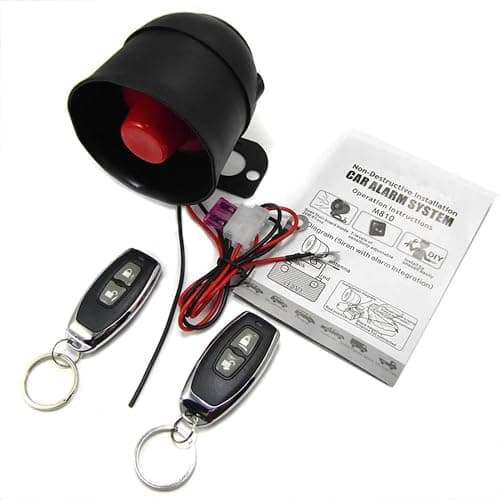 TOTMOX Alarma Coche, Alarma Coche Aviso movil, Alarma con Aviso al movil, para Coche de 12v CC, Sistema de Alarma de Seguridad antirrobo de 120 dB