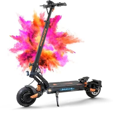 Kukirin Patinete Eléctrico Adultos Todoterreno,Patin Electrico,Scooter Electrico Potente Plegable/Autonomía de 75-80 km/Ruedas de 10"/Carga máxima 150kg/IP54/Doble Frenos de Disco,G2 Master