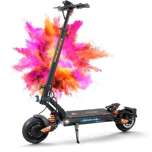 Kukirin Patinete Eléctrico Adultos Todoterreno,Patin Electrico,Scooter Electrico Potente Plegable/Autonomía de 75-80 km/Ruedas de 10"/Carga máxima 150kg/IP54/Doble Frenos de Disco-G2 Master