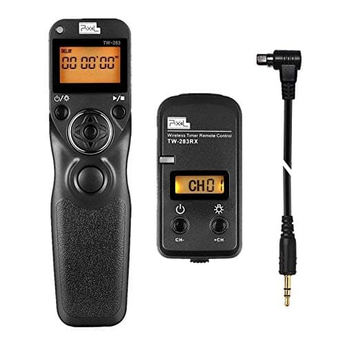 Pixel Pro LCD Disparador Inalámbrico Temporizador Cámara Mandos a Distancia TW283-N3 Compatible con Canon R3 R5 10D 6D-II 1DX-II 1DX-III 1DS-III 1D-C 1D-III 1D-II 5D-II 5D-III 5D-IV 5DS 6D 7D-II 50D