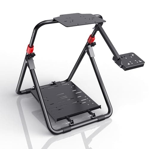 PXN A9 Soporte de Volante Plegable, Stand de Volante para Simulador - Compatible con V3, V900, V9, V9 Gen2, V10, V99, G27, G29, G920, G923, T248, T300, TGT