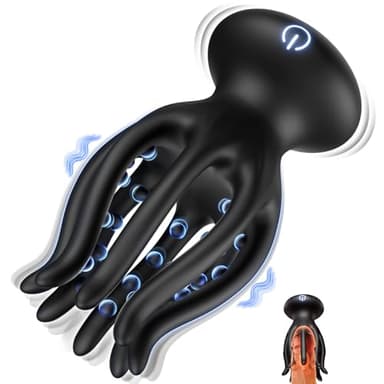 Masturbadors Masculinos Vibradores para Hombres Juguetes Sexuales, 10 modos de Vibración Vibrador de Pene Clítoris Juguetes Eróticos para Hombre Sexuales