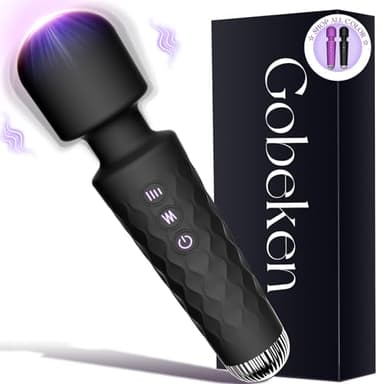Gobeken Vibrador Vibradorador clítoris, 20 frecuencias 10 intensidad de vibración Vibradorador mujer juguetes eróticos Negro, Vibrador mando distancia juguetes sexuales consolador dildo